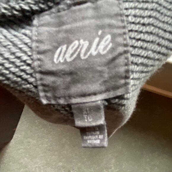 Aerie High Waist Grey Shorts Size XL - Picture 11 of 12